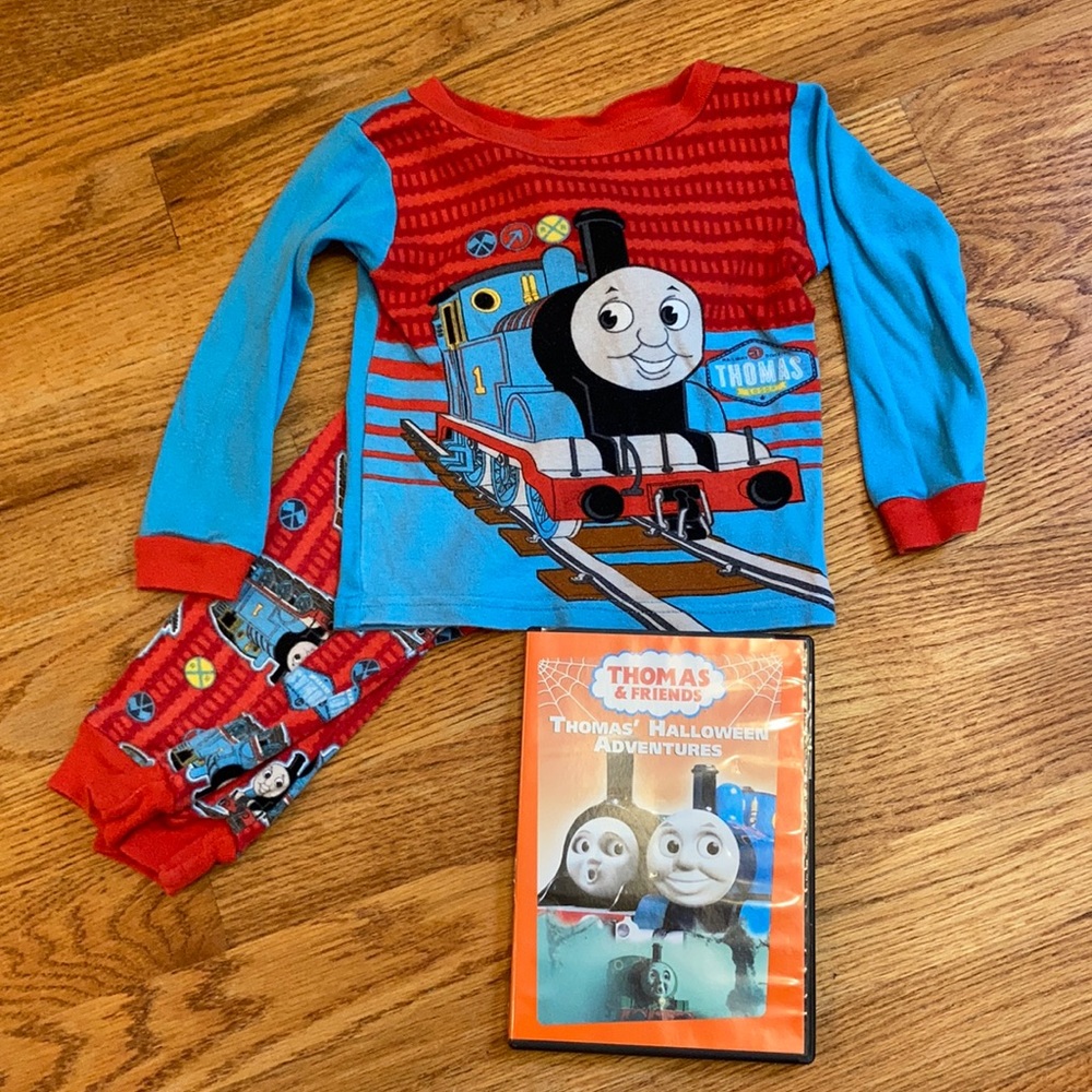 Thomas the Train Pjs and Halloween DVD